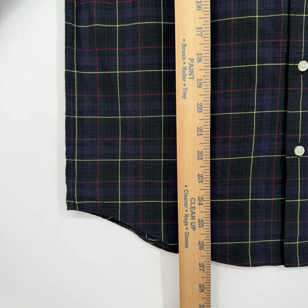 Polo Ralph Lauren Boys XL 16-30 Oxford Shirt Plaid Button Down Shirt Long Sleeve